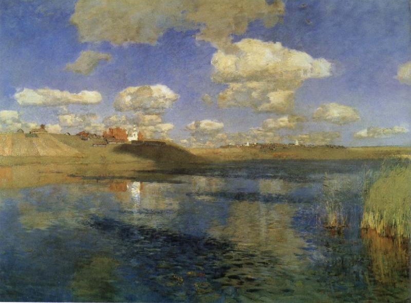 Isaac Levitan Lake oil painting picture